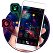 Dark Galaxy Neon Theme