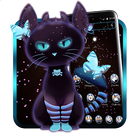 Dark Neon Kitty Theme-icoon