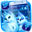 Tema Dark Night White Cat