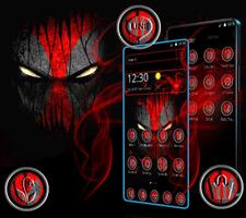 Dark Red Devil Theme syot layar 2