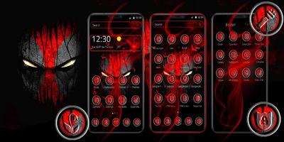 Dark Red Devil Theme screenshot 3