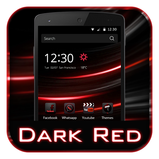 Oscuro HD Fondos de color rojo