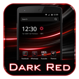 Dark Red Fond d'écran HD icône