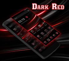 Oscuro HD Fondos de color rojo Poster