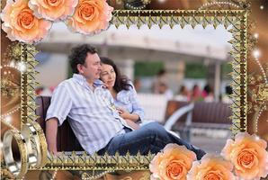 Love Story Photo Frames Affiche