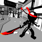 Stickman de lucha ninja icono