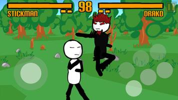 Poster Stickman Gun - Less Fighting