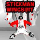 Stickman 3D Wingsuit Zeichen