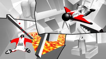 Stickman 3D Wingsuit Affiche