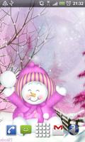 Christmas Snowman L Wallpaper скриншот 3