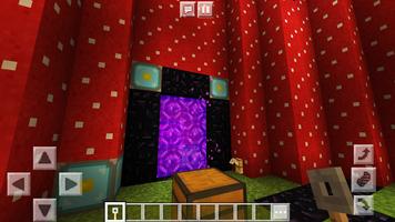 Mysteriöse Dimensionen Abenteuer. Karte für MCPE Plakat