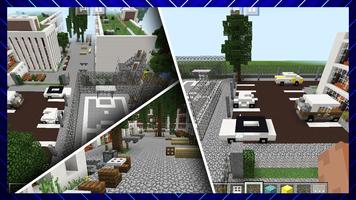 New American High School. Map for MCPE poster