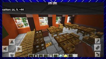 Sekolah Menengah Atas Amerika Baru. Peta MCPE screenshot 2