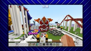 Funny Amusement Park. Map for MCPE Affiche