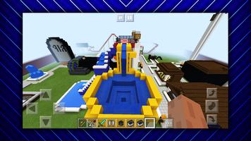 Funny Amusement Park. Map for MCPE स्क्रीनशॉट 1