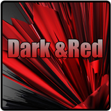 New Dark Red Launcher 2018 icône