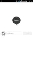 meto: chat anytime, anywhere poster