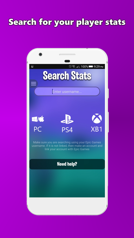 assistant for fortnite battle royale poster assistant for fortnite battle royale skrinshot 1 - fortnite mobile usernames