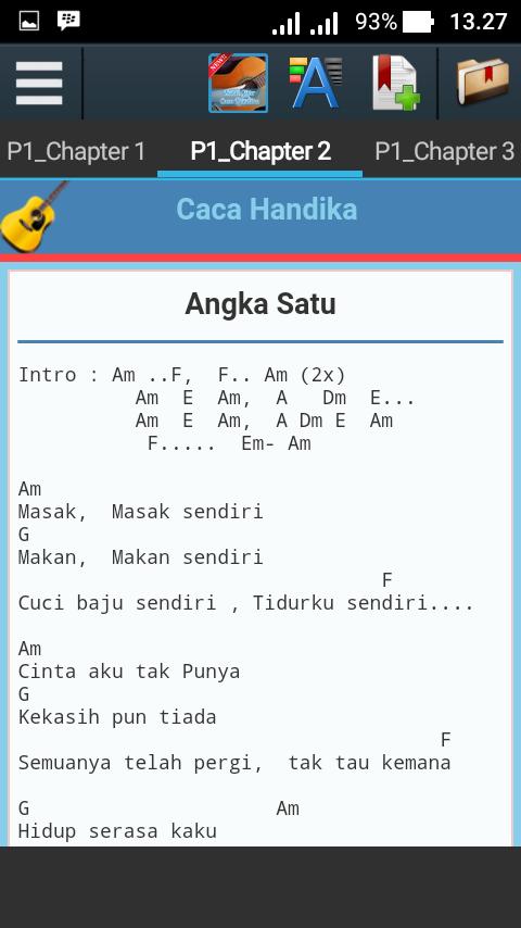Kunci Gitar Caca Handika For Android Apk Download