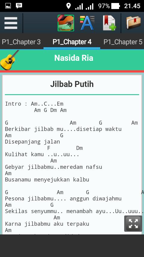 Not Angka Jilbab Putih Lagu Nasida Ria APK for Android Download
