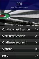1 Schermata DartTrainer app trial version
