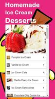 Homemade Ice Cream Recipes for Desserts Cake poster