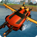 Futuristic Flying River Car Battle APK