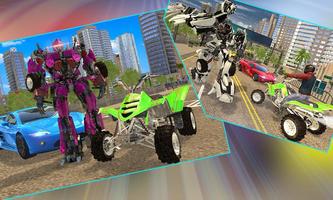 Super ATV Transform Robot vs Hammer Heroes screenshot 2