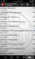 برنامه‌نما Quran Urdu Audio عکس از صفحه