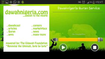Dawahnigeria Quran Service capture d'écran 1