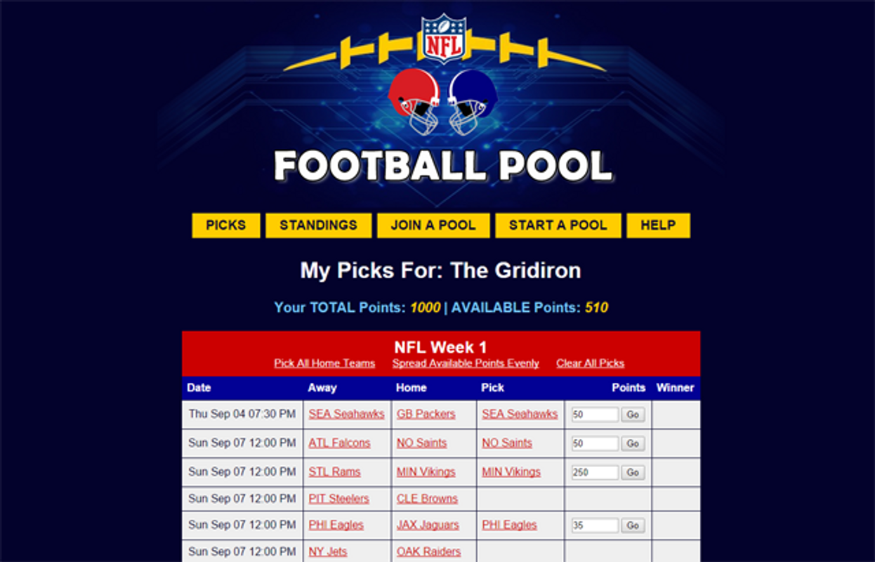 Nfl Pool Office Football For Android Apk Nfl Pool Office Football Screenshot 3