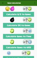 Clash Gems Calculator captura de pantalla 1