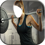 Fitness Girl Photo Montage