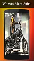 Women Moto photo Editor Affiche