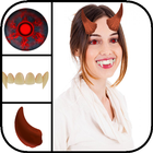 Vampire Face Photo Stickers icône
