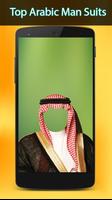 Arab Man Suit photo Affiche