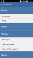 Learn english grammar quickly captura de pantalla 1