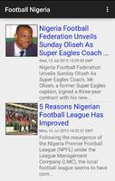 Football Nigeria Affiche