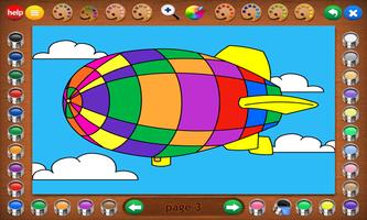 Coloring Book 12: Airplanes poster