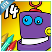 Coloring Book 14 Lite: Robots