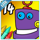 Coloring Book 14 Lite: Robots icon