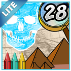 Coloring Book 28 Lite: World History icône