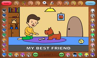 Coloring Book 32 Lite: Jim and His Dog পোস্টার