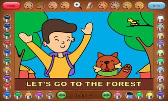 Coloring Book 32 Lite: Jim and His Dog স্ক্রিনশট 1