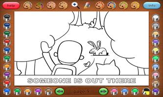 Coloring Book 32 Lite: Jim and His Dog স্ক্রিনশট 2