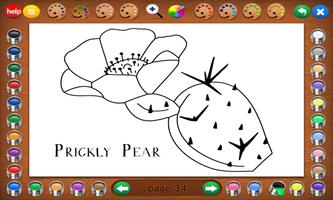 Coloring Book 4 Lite: Plants screenshot 3