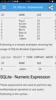 Learn Sqlite Full capture d'écran 2