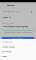 برنامه‌نما Simple Location to SMS عکس از صفحه