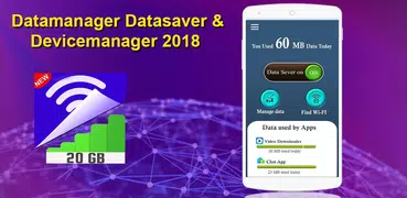 Data manager Data saver & Device manager 2018