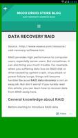 Data Recovery Raid capture d'écran 1
